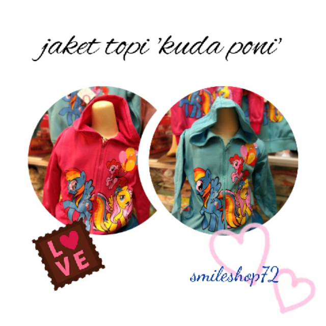 JAKET TOPI ANAK KUDA PONI