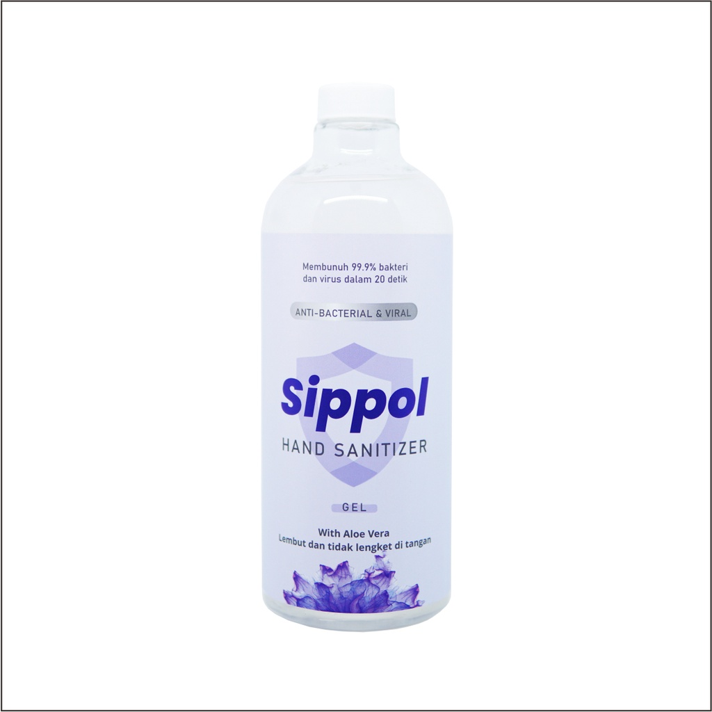 Sippol Hand Sanitizer Gel 1 L [Greentea]