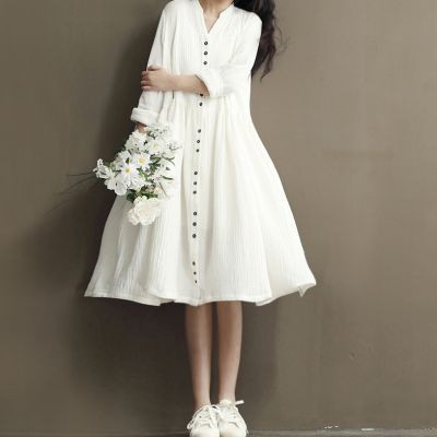 Dress Vintage Style Sleeve long