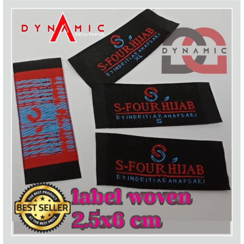 

labelwoven | label woven 2.5x6 cm | label damask