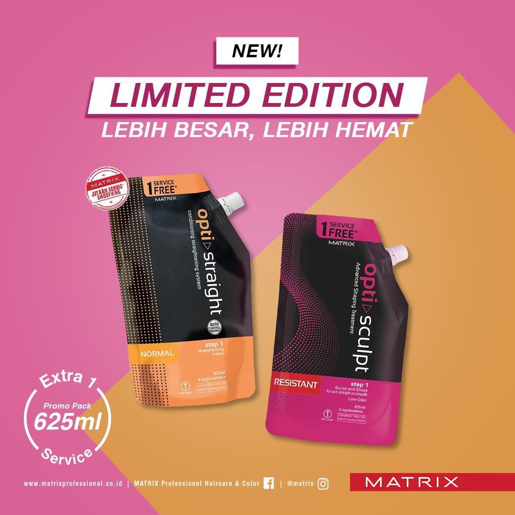LIMITED EDITION Matrix Opti Straight & Opti Sculpt 625 ml