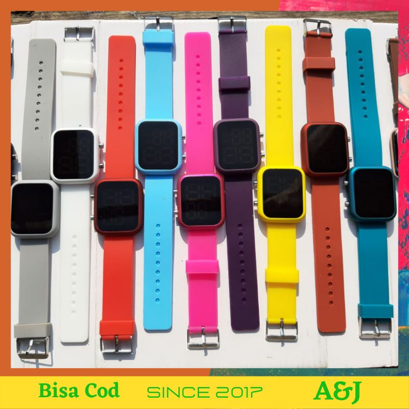 [ COD ] JAM TANGAN MURAH JAM TANGAN LED JAM TANGAN WANITA LED WATCH