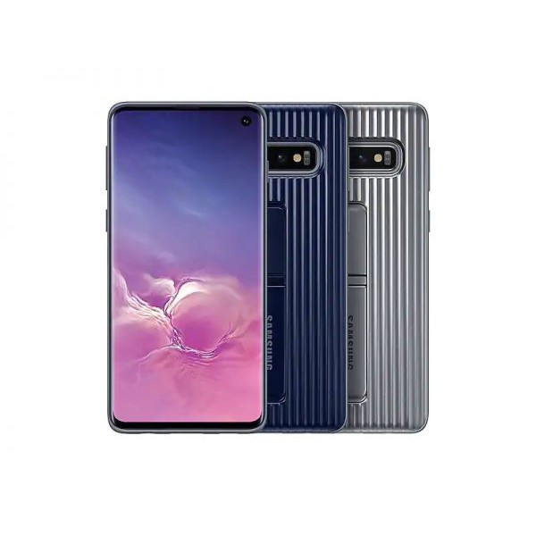 Hard Case s10 SAMSUNG Protective Standing Cover Galaxy S10 Case Asli Original