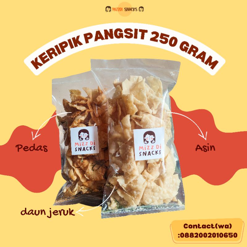 

CEMILAN MURAH / CEMILAN RUMAH / JAJANAN ENAK KERIPIK PANGSIT DAUN JERUK 250 GRAM