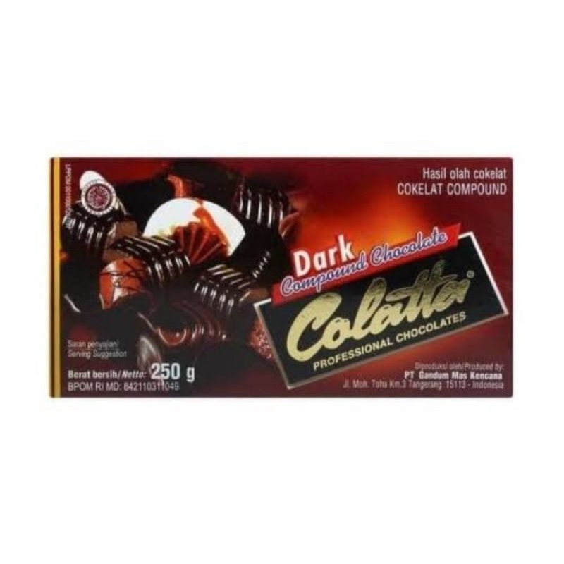 

COKLAT BATANG COLLATA DARK 250GRM