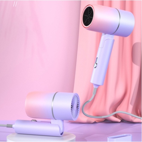 81 Foldable Hair Dryer Pengering Rambut Lipat Mini Hot Air Blower Hair Hairdryer