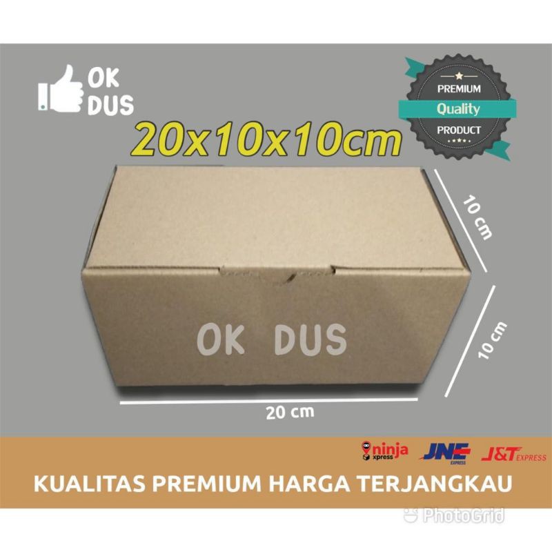 

kardus 20x10x10cm die cut