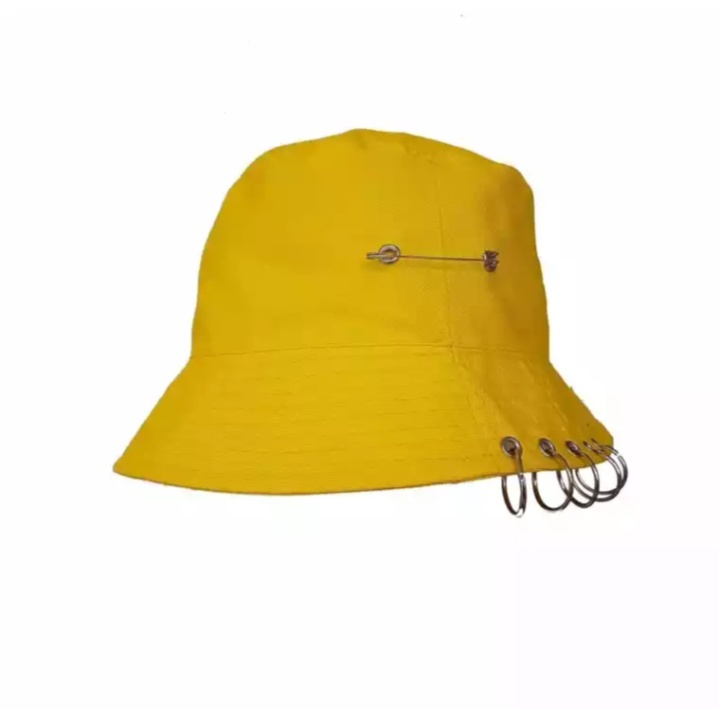 Topi Bucket Hats Ring Cincin Unisex