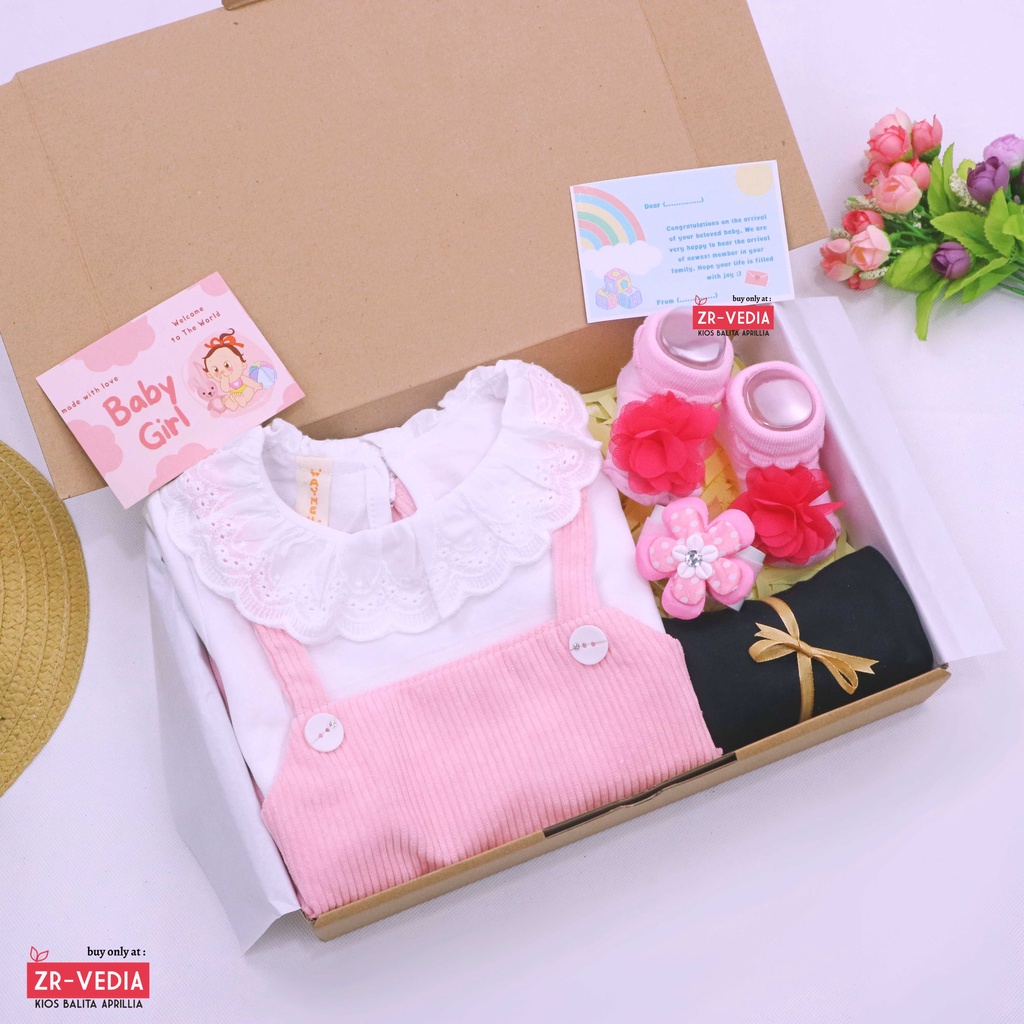 [CUTE] Hampers Baby Girl 0-30 Month / Hadiah Kado Lahiran New Born Bulan Bayi Perempuan Gift Dress