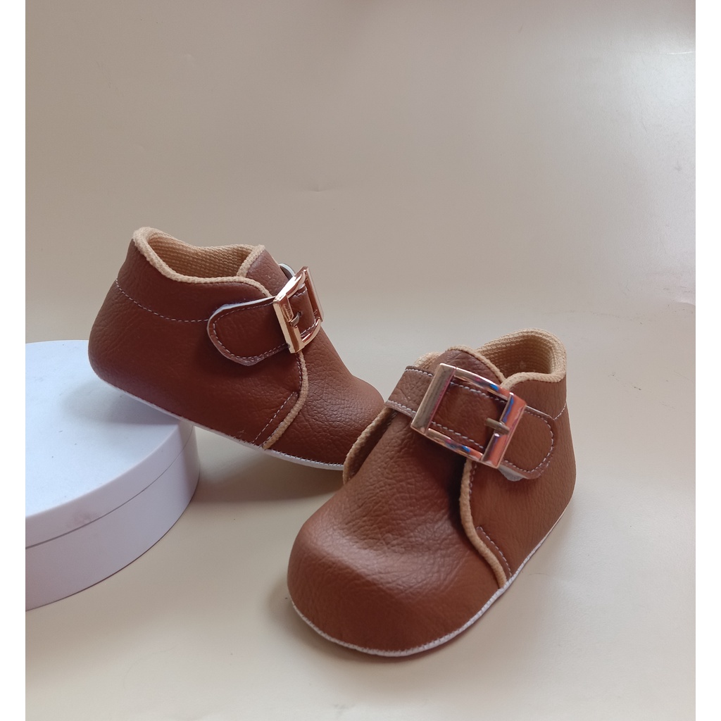 sepatu bayi prewalker anak laki lakii usia 0-12 bulan/sepatu bayi murah -GESPER