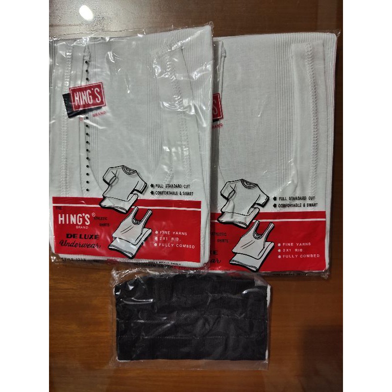 SINGLET HING'S PROMO 1 PCS + MASKER BAGUS 1 PCS