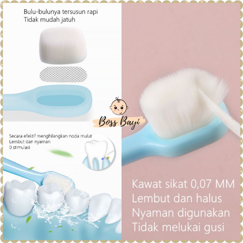 Mini Soft Cotton Toothbrush / Sikat Gigi Anak Bulu Lembut