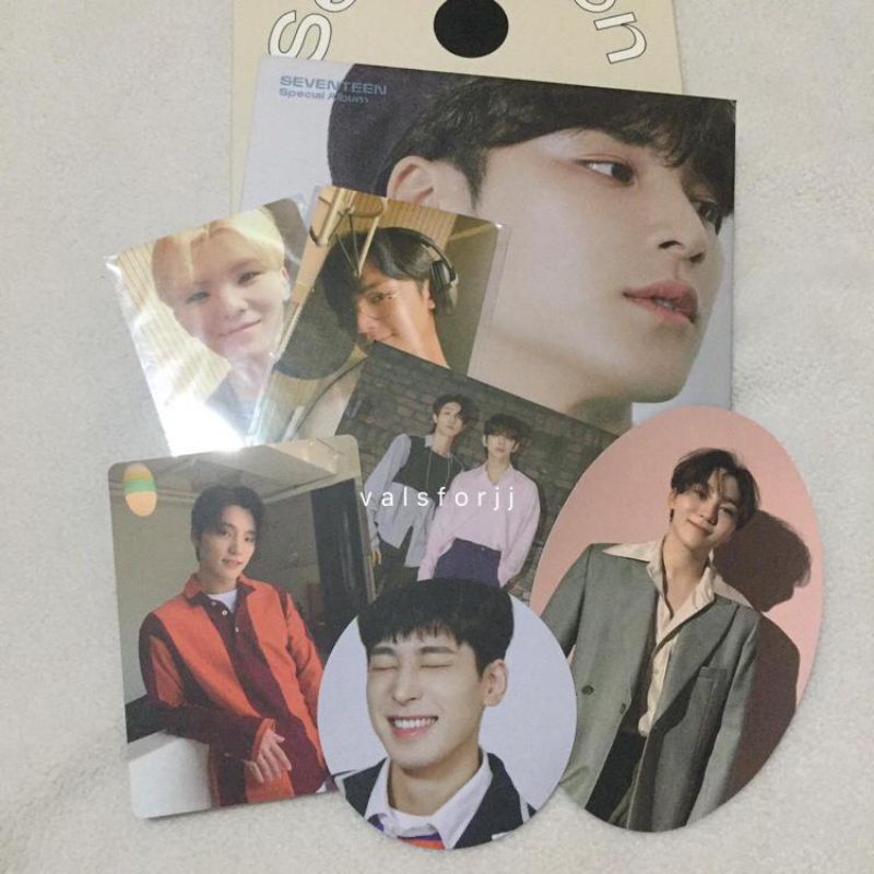Album Semicolon Seventeen Digipack Mingyu Photocard Mingyu Woozi Wonwoo Dino Seungkwan