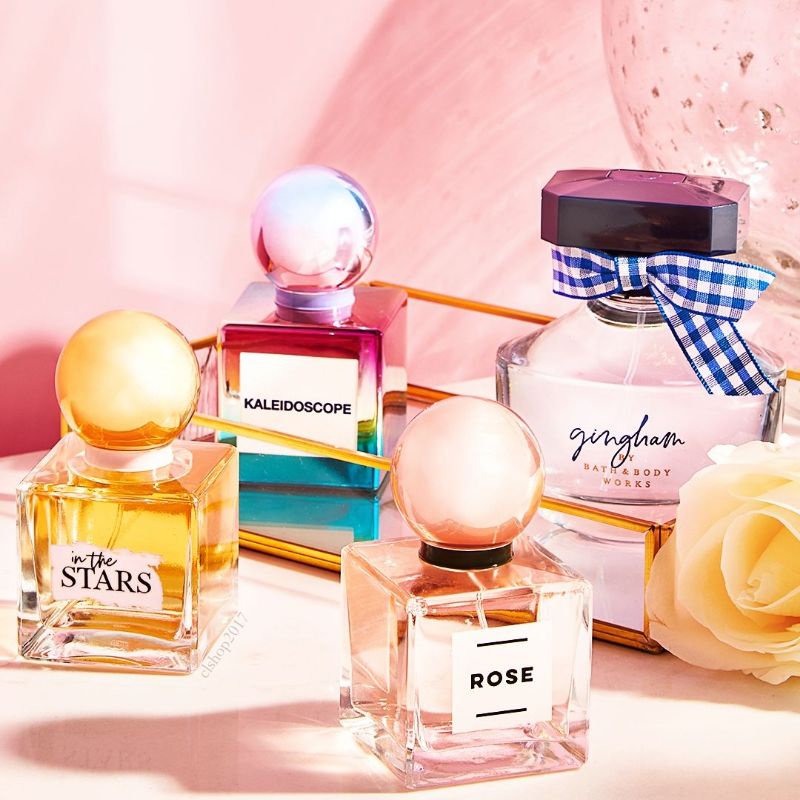 BATH &amp; BODY WORKS BBW EAU DE PARFUM EDP 50 MIX SALTWATER BREEZE JAPANESE CHERRY BLOSSOM JCB MIDSUMMER DREAM ROSE HIBISCUS PARADISE INTO THE NIGHT YOU'RE THE ONE YTO IN THE STARS ITS DAHLIA A THOUSAND WISHES ATW GINGHAM PERFECT PEONY