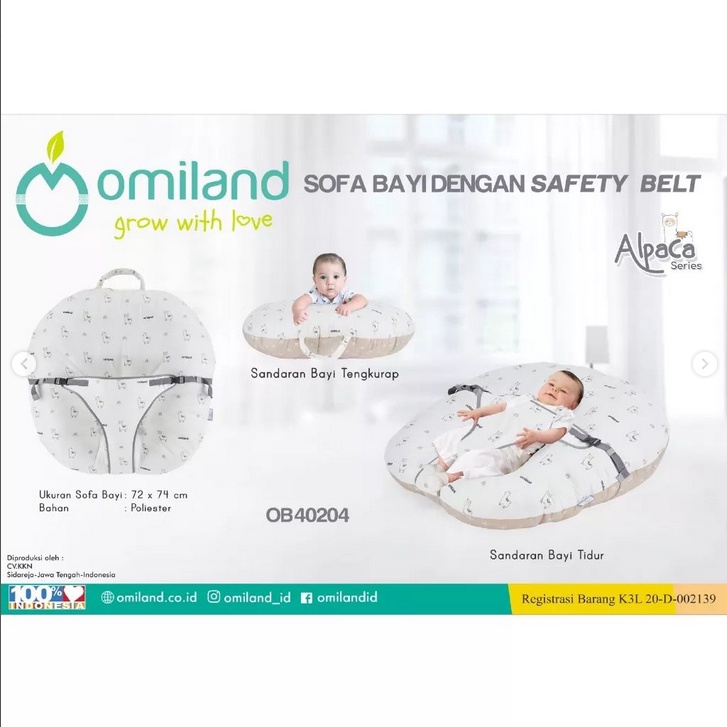 Omiland Sofa Bayi bergesper