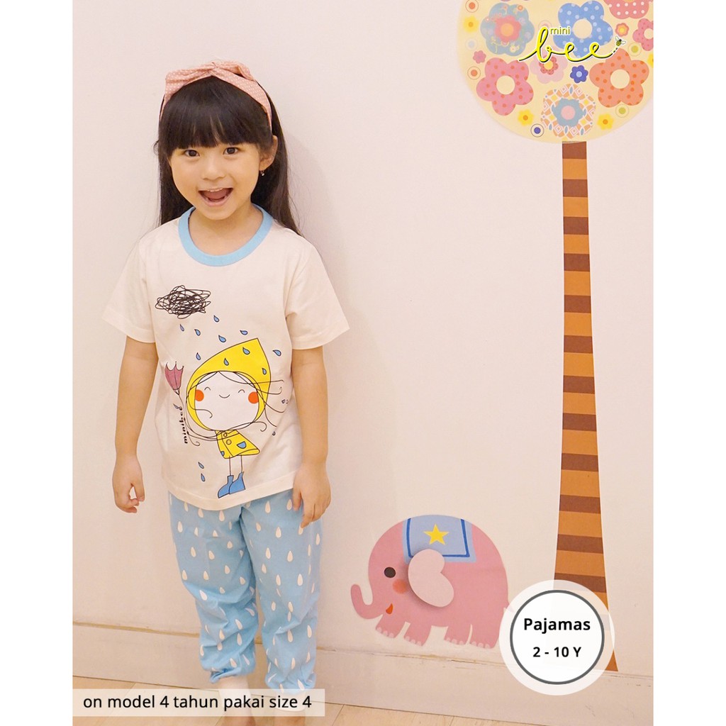 Piyama Anak Daily Suit Baby Pajamas Big Cut Minibee