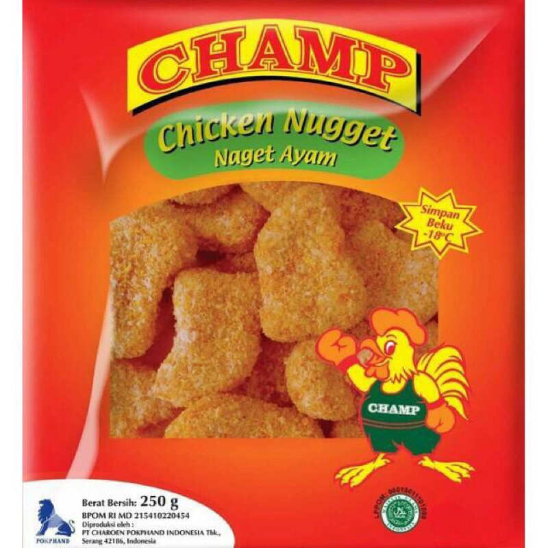 

CHAMP CHICKEN NUGGET [250g] / Naget Ayam