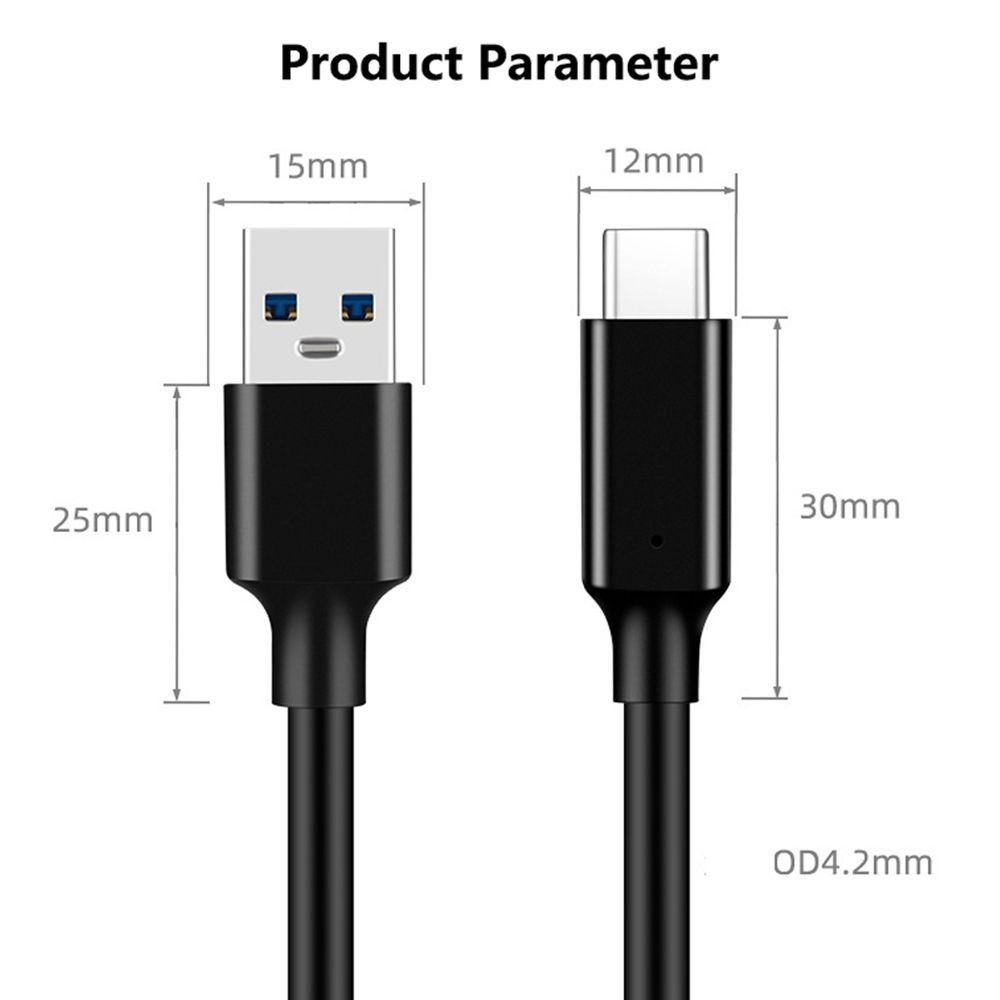 Kabel Data Agustina 60W 3A 1PC Power Bank Transfer Data Quick Charge Kabel Data Handphone Kabel Hard Disk USB3.2 Kabel Charger Cepat