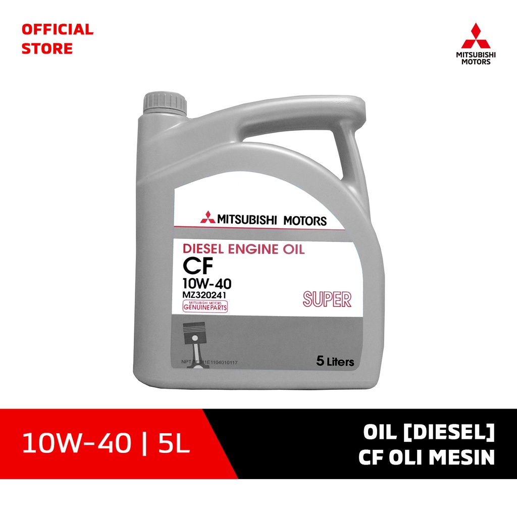 Mitsubishi Motors Genuine Parts Oil [Diesel] 10W-40 CF Oli Mesin 5L