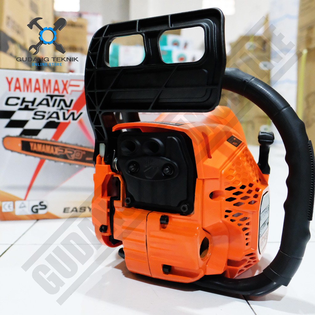 Chainsaw Yamamax Pro GX 58 22Inch / Mesin Gergaji Kayu Chainsaw Yamamax GX58 Laser Tip Dan Gigi