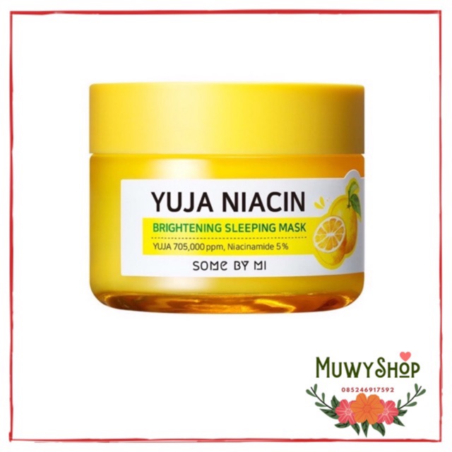 Some By Mi Yuja Niacin Brightening Sleeping Mask 60gr / 20gr