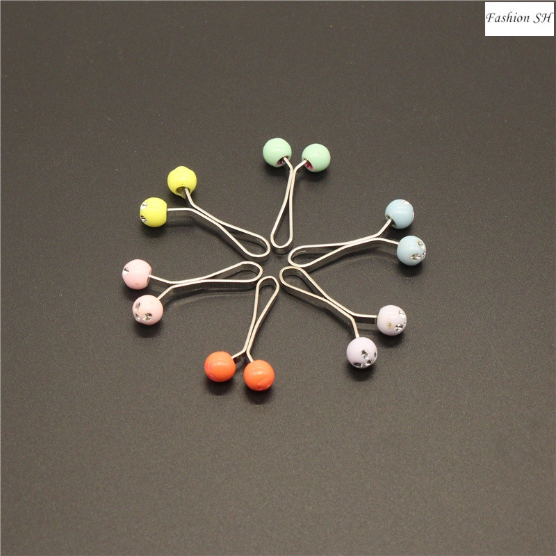 12pcs bros Pin Bentuk Smiley Face Warnawarni Untuk hijab Turki M20017