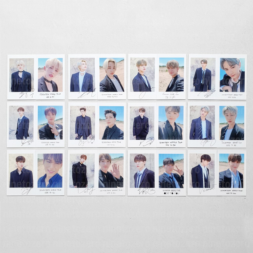 2019 SEVENTEEN CONCERT ODE TO YOU IN SEOUL POLAROID (MEMBER SET)