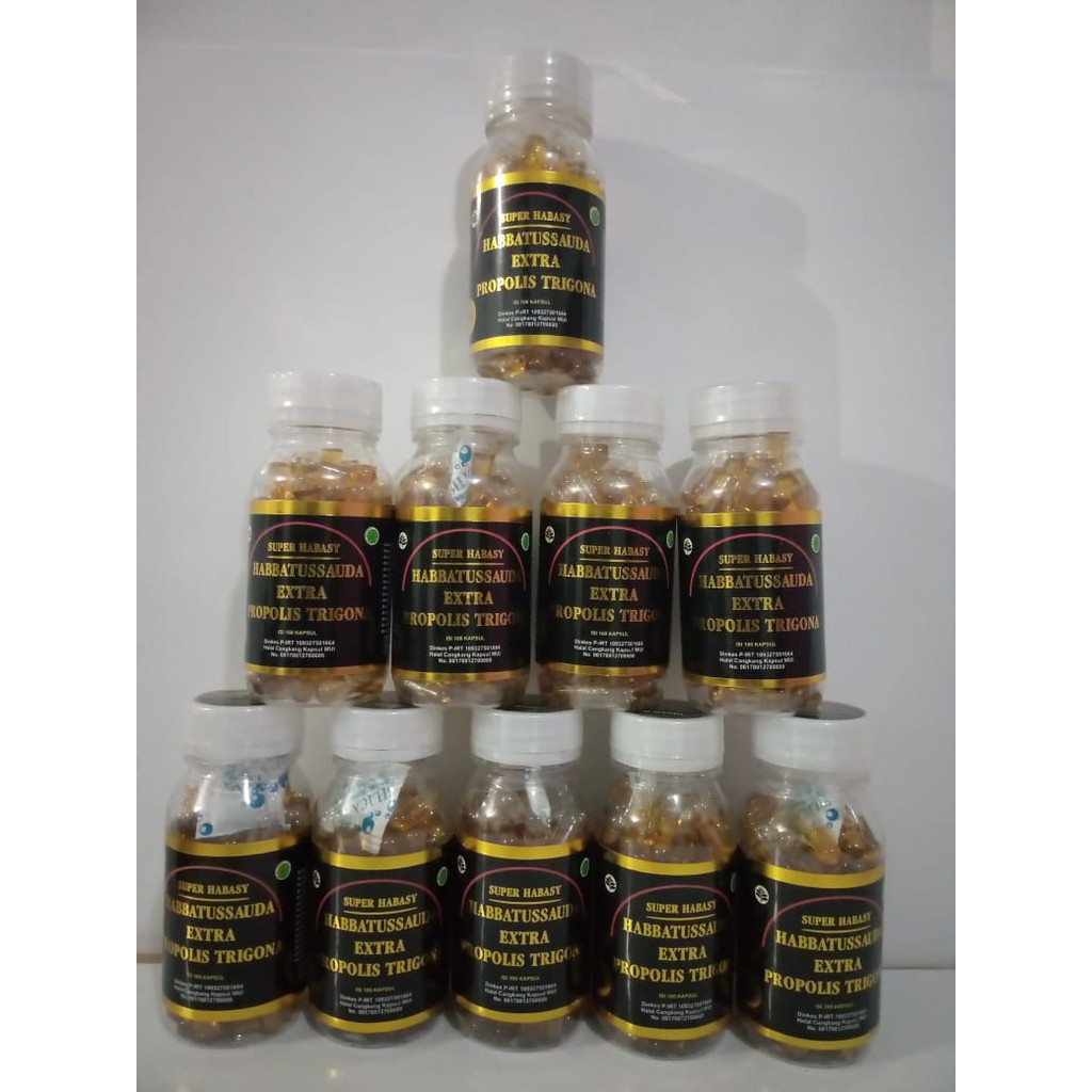 Habbatussauda Ekstra Propolis Trigona 100 Kapsul Extra Propolis