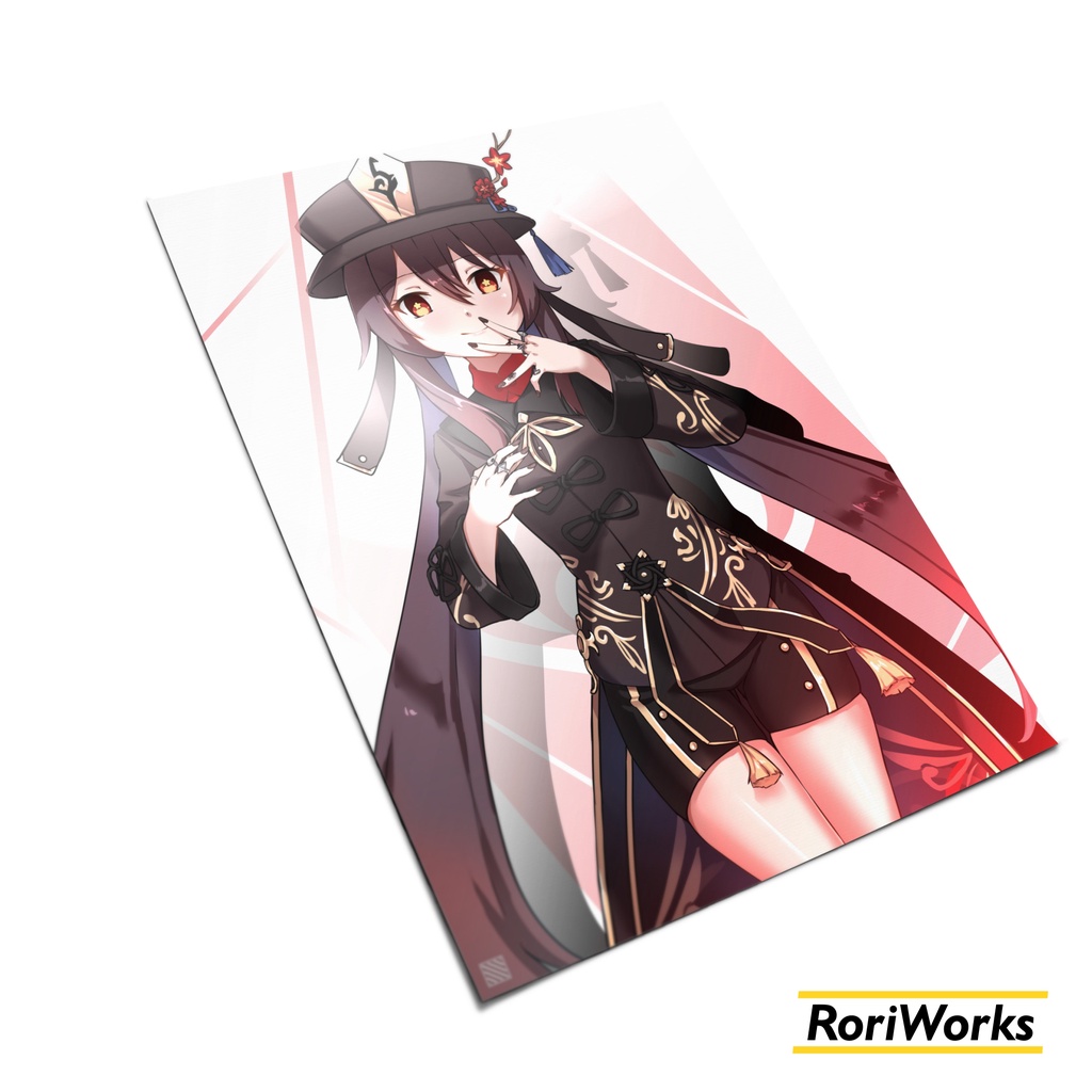 Poster Anime - Hu Tao Genshin Impact
