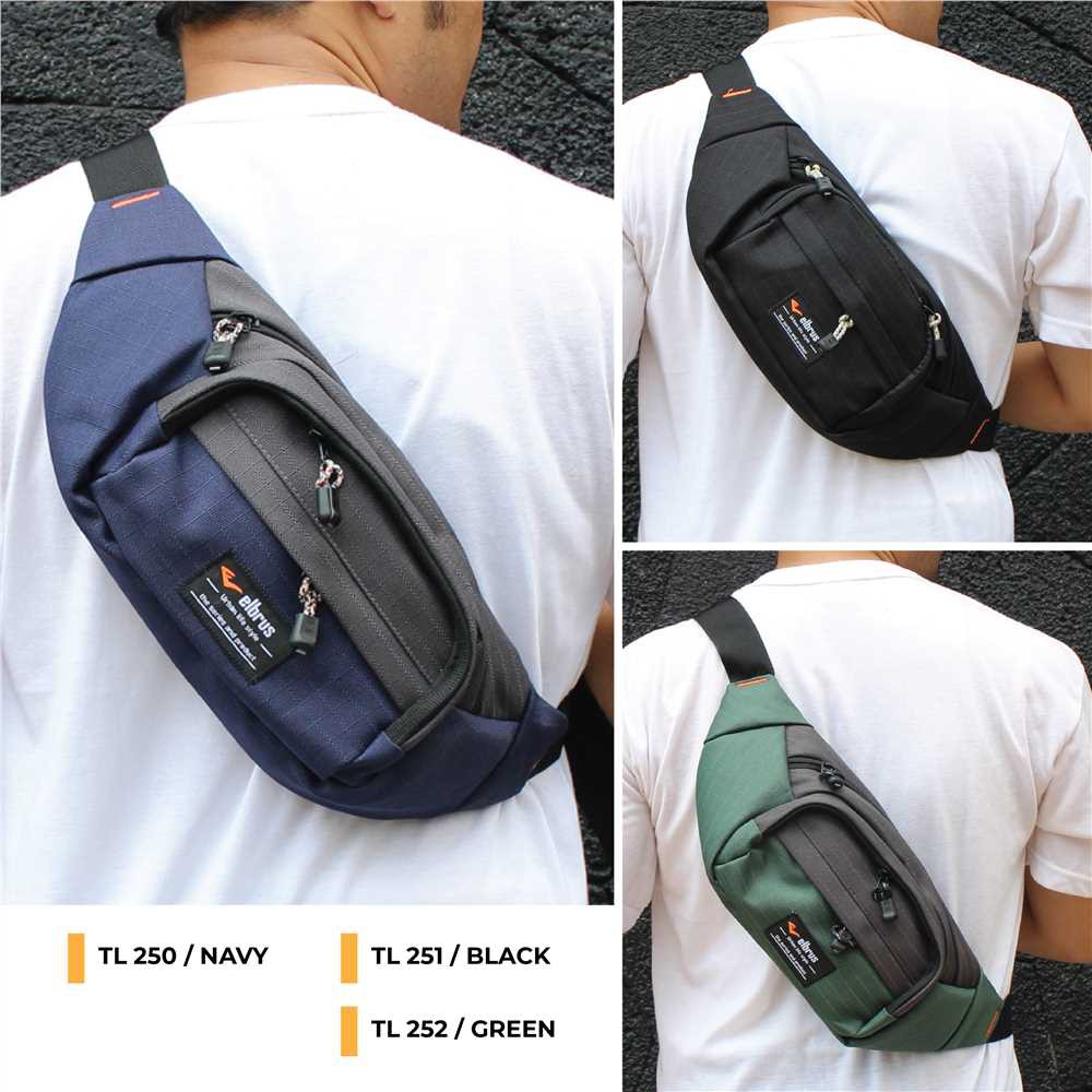 Tas Selempang Waistbag Pria Distro Tas Pingang Cowok Kecil - Wasbag Waisbag