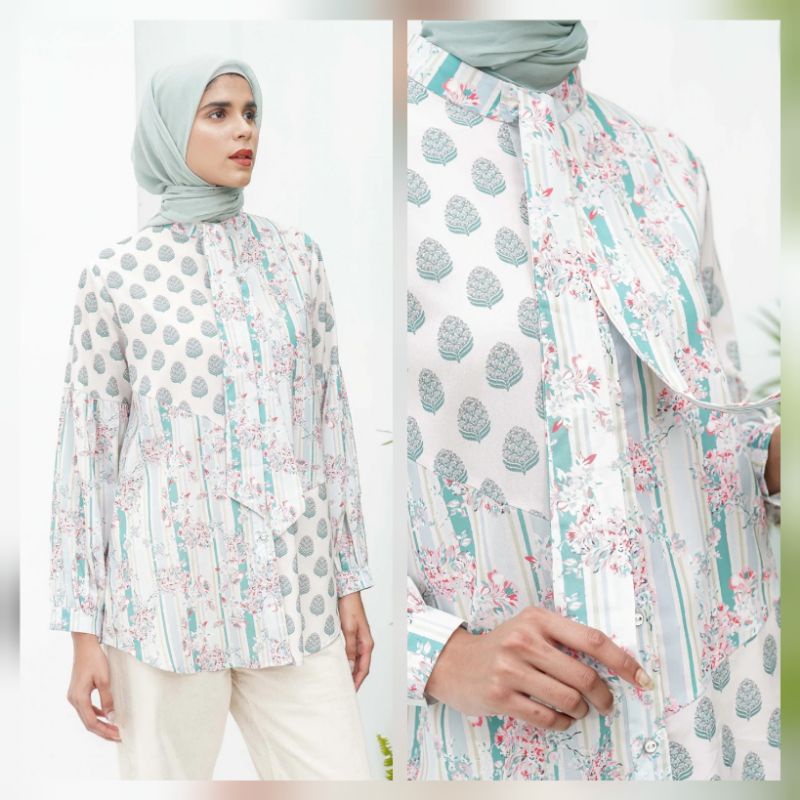 SAILA TOP BEIGE || ALEZA LABEL