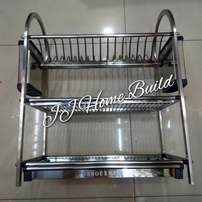 Best Seller - Rak Piring Knokers Wjd 650 Stainless Ss Sus 304 Tebal