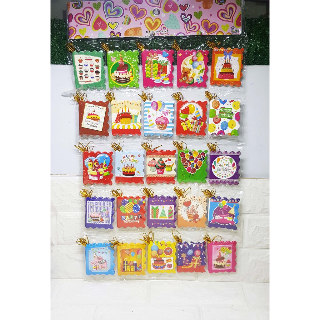 BIRTHDAY MIX Kartu Ucapan Greeting Card Acara Hadiah