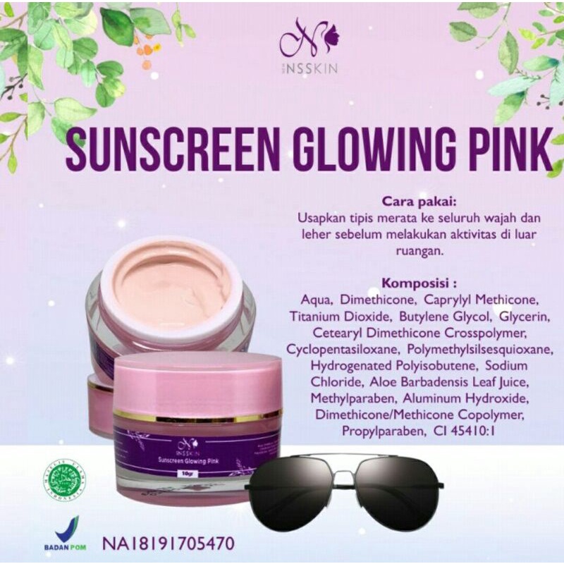 Sunscreen Glowing Pink Ns Skincare