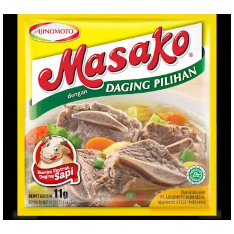 bumbu masako/rocyo daging ayam atau sapi 1 pcs