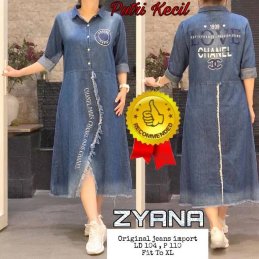 NEW TUNIK KEKINIAN!! ZYANA TUNIK MATT ORIGINAL JEANS IMPORT