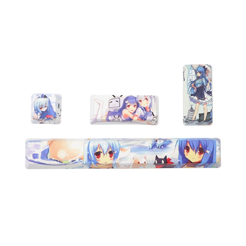 Btsg OEM Profile Cartoons Keycap Keyboard Mekanik PBT Untuk Key Cap Untuk Kailh Cherry