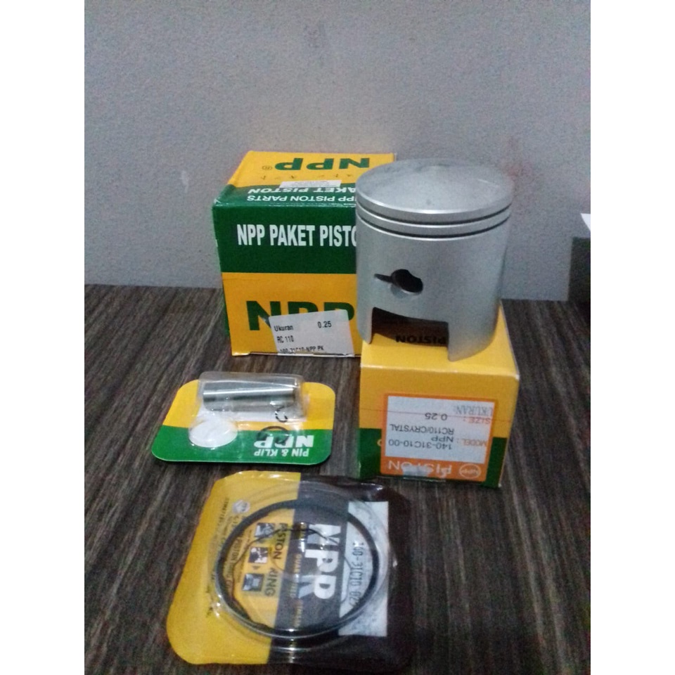 SEHER PISTON KIT PAKET SUZUKI RC110 CRYSTAL TORNADO 75 NPP