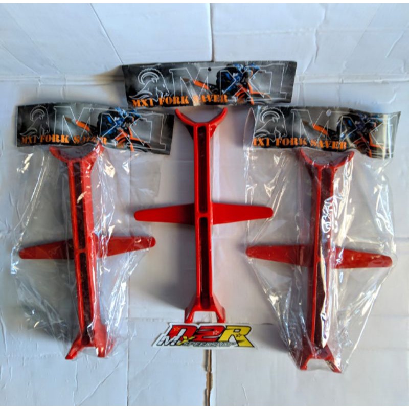 Fork Saver USD MX1 penahan usd upsetdown bahan besi warna merah