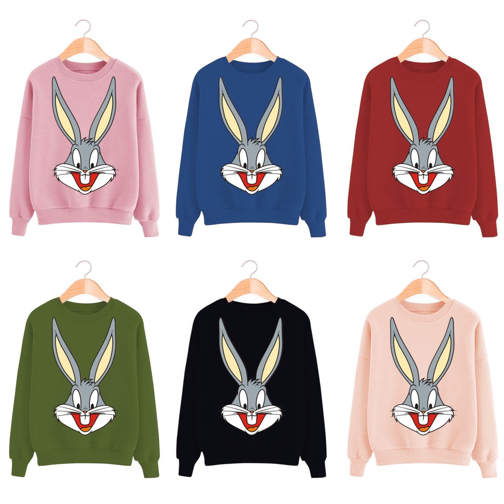 Bess - Sweater Lengan Panjang Murah / Sweater Wanita BUNNY RABBIT