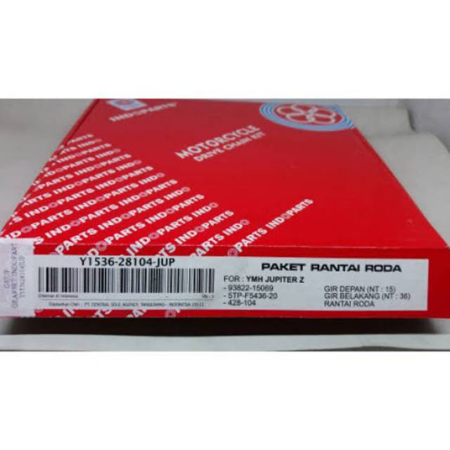 Gear/gir set jupiter z indopart