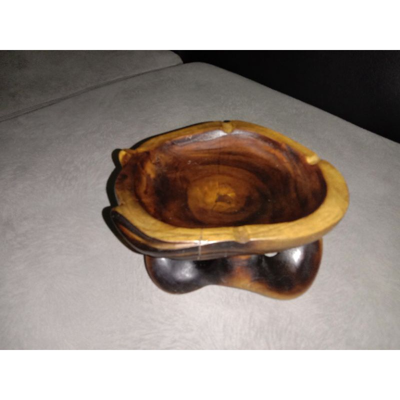 Asbak Kayu Ukir/Asbak Kayu Jati