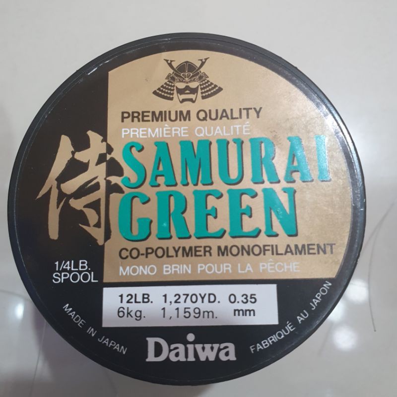 Senar daiwa samurai green 40lb,50lb