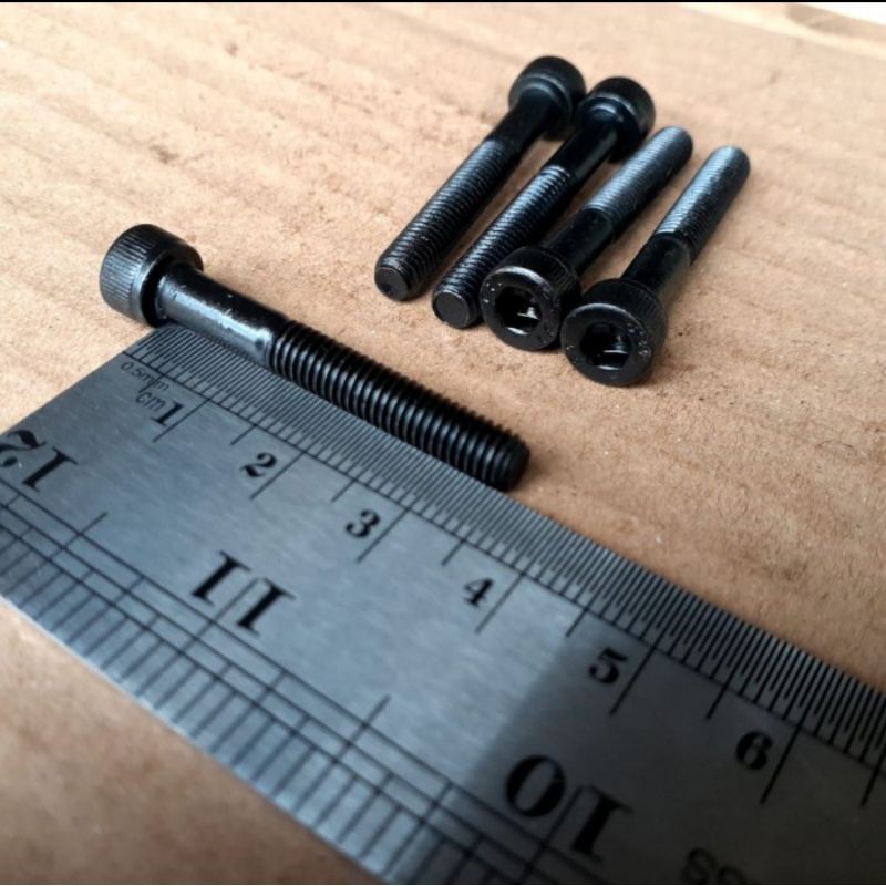 BAUT L BAJA M5 X 35 / BAUT M5 / BAUT 8 KUNCI L4 / L 4 HALF DRAT / BAUT L M5 X 35 / BAUT L M5X35 BAJA