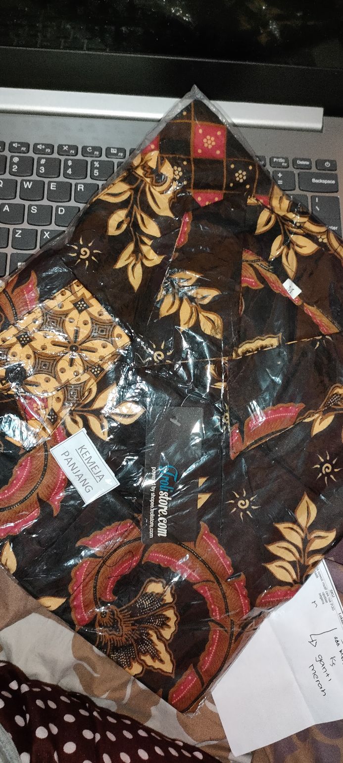 Grosir Trolistore Kemeja Batik Pria Cowok Motif Sirah Nogo Pjg Lengan Panjang Bppj