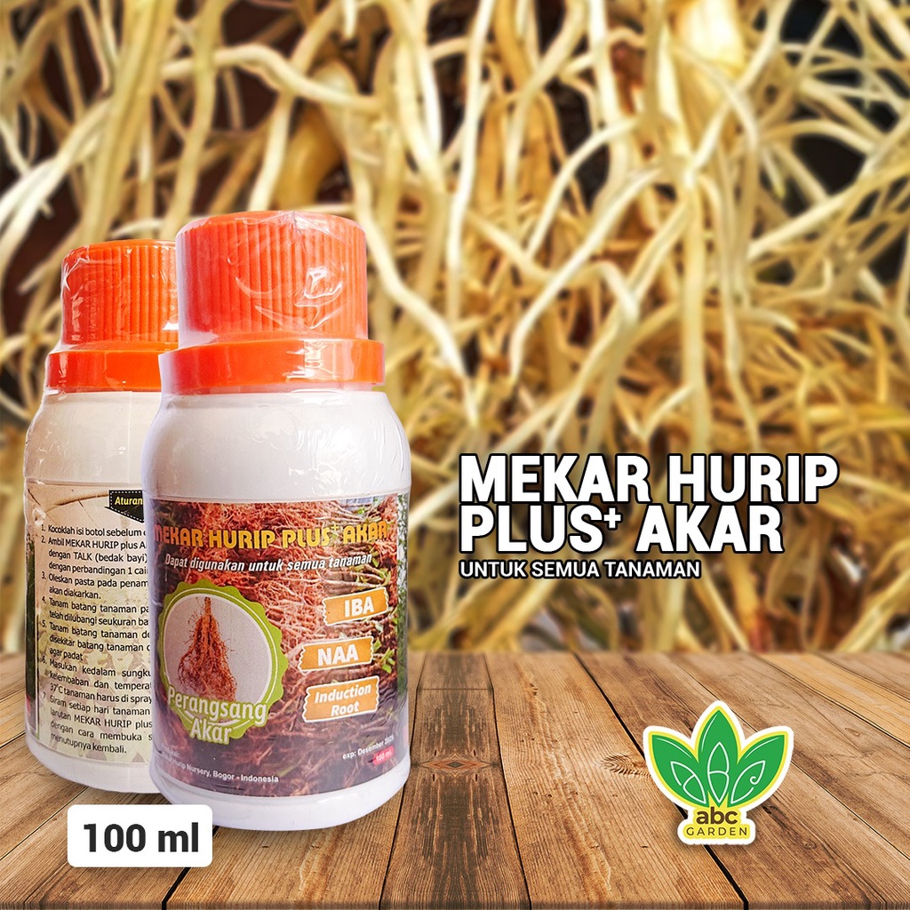[100ml] Mekar Hurip Plus Akar, Perangsang Akar Mekar Hurip Plus