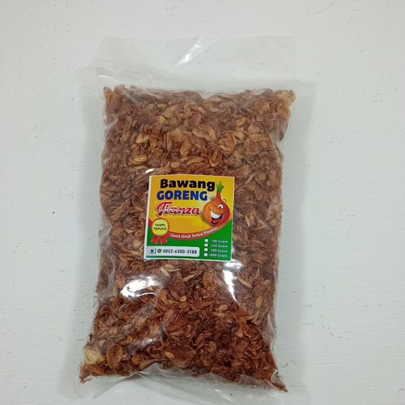 

BAWANG GORENG MURNI 100 gr TIANZA TANPA TEPUNG