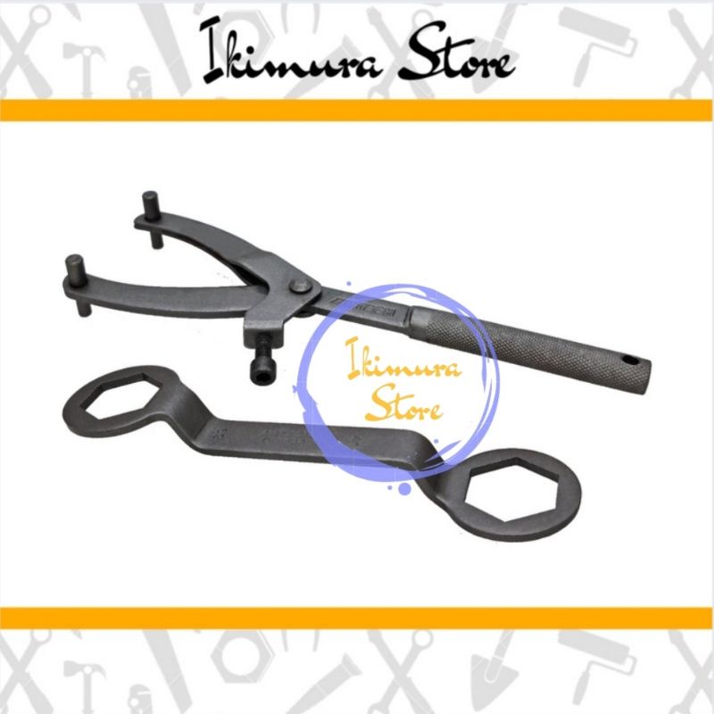 Paket Flying Wheel Plier dan Kunci Blok Mesin 39x41