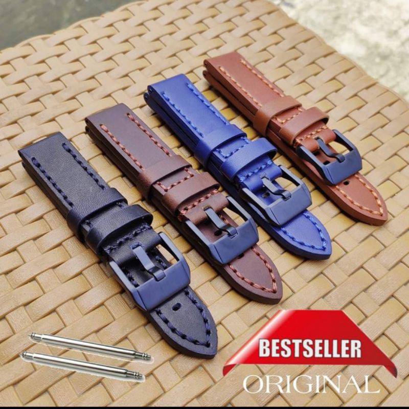 Tali Jam Tangan Pria Kulit Leather Asli Nautica Cocok Segala Merk Jam Lebih Sport AC