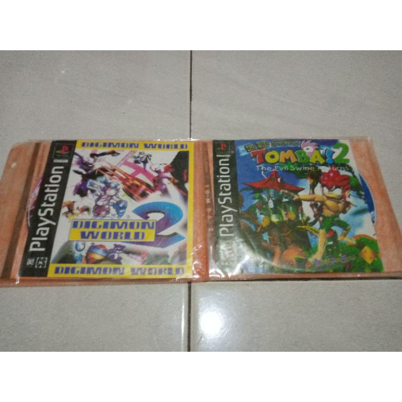 kaset Ps1 Digimon 2 dan Tomba 2